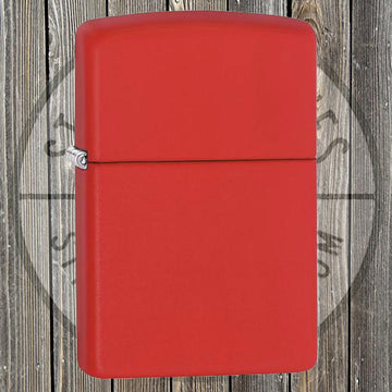 Zippo - Regular Red Matte LTR - 233