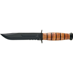 KA-BAR Knives - Brown - Combo Edge - 1218 - SNK/WTO - Home Office