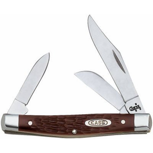 Case - Stockman Pocket Knife - Brown - 00106 - SNK/WTO - Home Office
