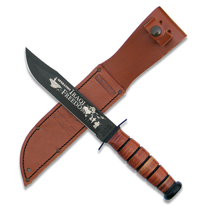 KA-BAR Knives - Iraqi Freedom - USMC Commemorative - Plain Edge - 9128 - SNK/WTO - Home Office