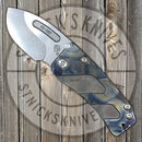 Medford - Der Hund (Hunden) - S35VN - Tumbled Finish - Faced/Flamed Handles - Iced Blue - MK203MKT-1