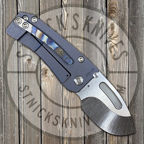 Medford - Der Hund (Hunden) - S35VN - Tumbled Finish - Faced/Flamed Handles - Iced Blue - MK203MKT