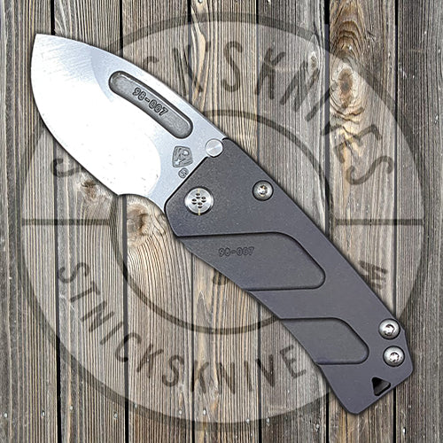 Medford Der Hund (Hunden) - S35VN - Tumbled Finish - Bead Blasted Anodized Handles - Violet - MK203MKT