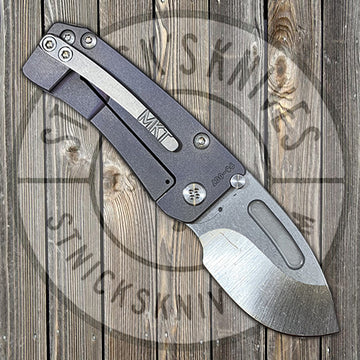 Medford Der Hund (Hunden) - S35VN - Tumbled Finish - Bead Blasted Anodized Handles - Violet - MK203MKT - 0