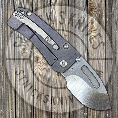 Medford Der Hund (Hunden) - S35VN - Tumbled Finish - Bead Blasted Anodized Handles - Violet - MK203MKT - 0