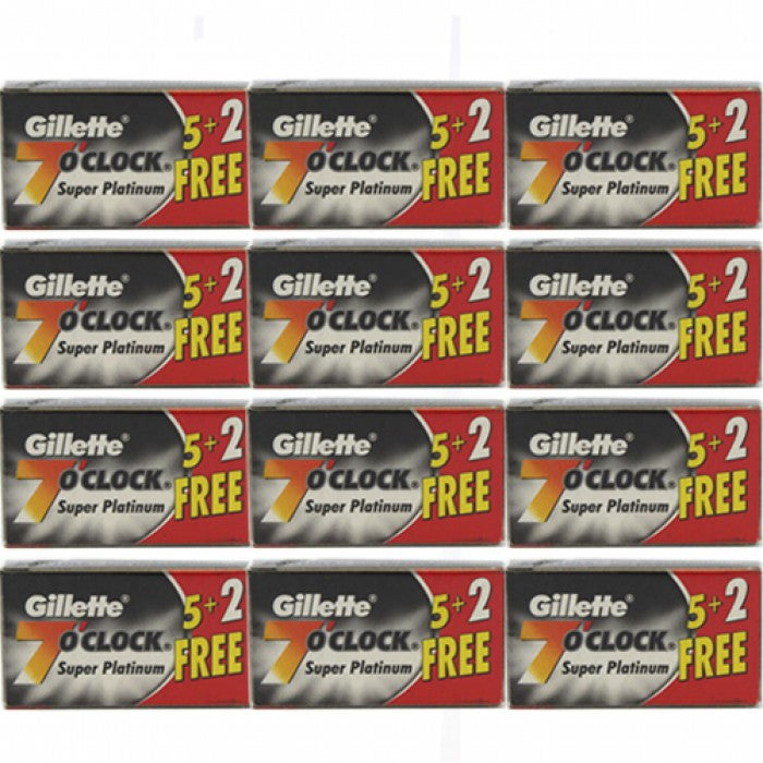 Gillette - 7 O’Clock - Super Platinum - Black - 140 count - 7OC-BLACK