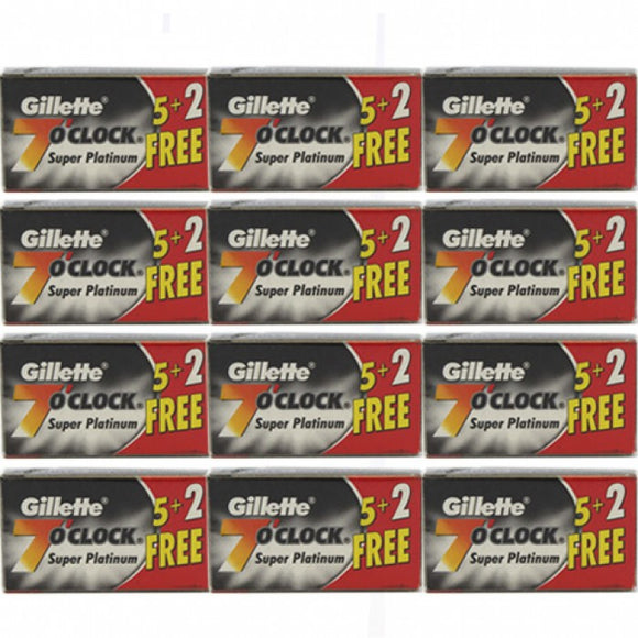 Gillette - 7 O’Clock - Super Platinum - Black - 140 count - 7OC-BLACK