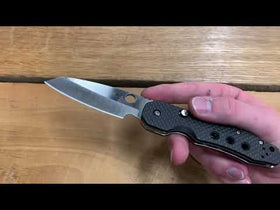 Spyderco Smock - Carbon Fiber Handle - CPM-S30V Steel - C240CFP - 0