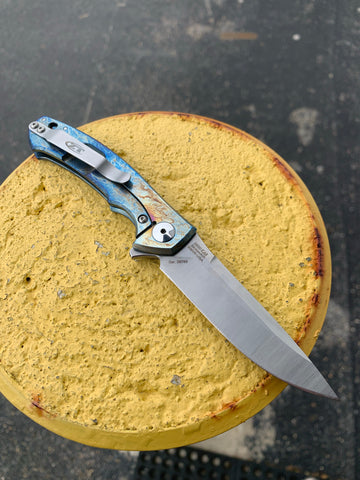 Zero Tolerance 0450 - Lightning Strike Finish - St. Nick's Custom Anodization - 0