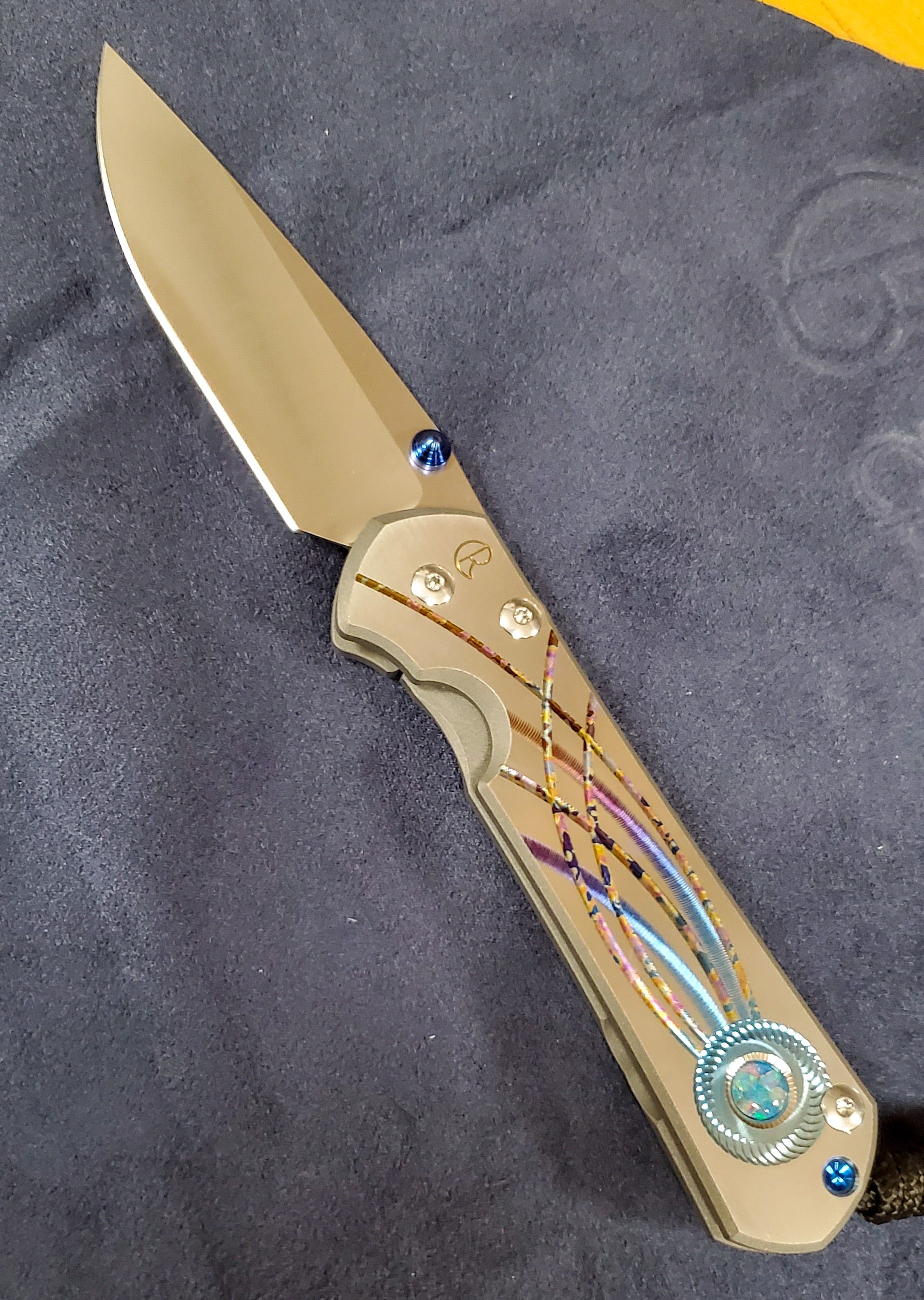 Chris Reeve - Large Sebenza 31 - Unique - Drop Point - Triple Opal Mosaic - SS20 “B” - L31-1400