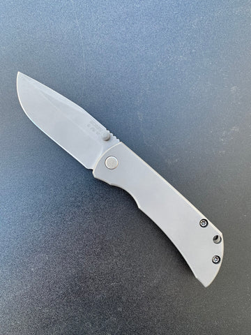 McNees Custom Knives MAC 2 - Matte Stonewashed Blade - Stonewashed Handle