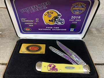 Case - 2019 LSU Championship - Yellow Synthetic - LSU19-CATY