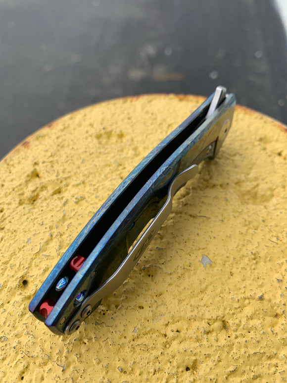 Zero Tolerance 0450 - Lightning Strike Finish - St. Nick's Custom Anodization