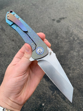 Kizer Critical - St. Nick's Custom Anodization - Ano Fade "Rings" - 0