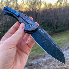 Ontario 2QUARED - Robert Carter Design - St. Nick's Custom Anodization - Lightning Strike Finish - 0