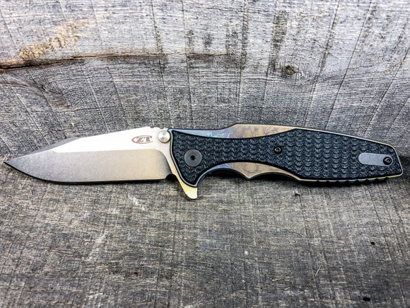 Zero Tolerance 0393SW - St. Nick's Custom Anodization - Lightning Strike Finish - Matte