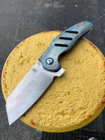 Kizer Sheepdog -  Lightning Strike Finish - St. Nick's Custom Anodization