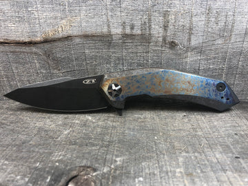 Zero Tolerance Knives 0095BW - St. Nick's Custom Anodization - Lightning Strike Finish