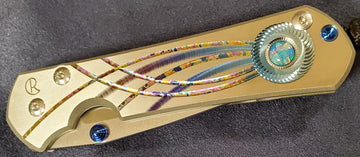 Chris Reeve - Large Sebenza 31 - Unique - Drop Point - Triple Opal Mosaic - SS20 “B” - L31-1400 - 0