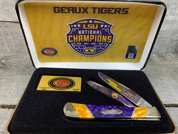Case - 2019 LSU Championship - Purple & Gold Corelon - LSU19-CATPG