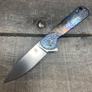 Kizer Envoy - St. Nick's Custom Anodization - Lightning Strike Finish - Ano'd Bolsters-1