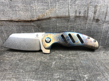 Kizer Sheepdog - St. Nick's Custom Anodization - Lightning Strike Finish