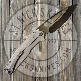 Medford - Infraction - S35VN - PVD Blade Finish - Standard Grind - Gun Grip Handle/Tumbled Spring - MK031SPQ-01TM-SPCP-BP
