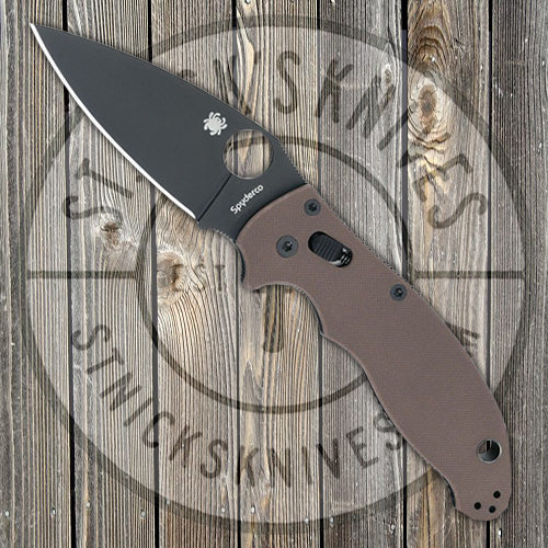 Spyderco Manix 2 - Brown G10 - DLC M390 - Distributor Exclusive - C101GPBNBK2