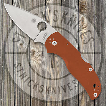 Spyderco Native 5 - Burnt ORG - G-10 - REX45 - C41GPBORE5