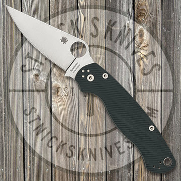 Spyderco Paramilitary 2 - Sprint Run - S45VN - Forest Green Diamond Arc G10 - C81GPFGR2