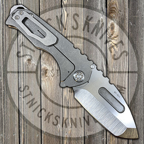 Medford - Praetorian Genesis G - S35VN - PVD Finish - Drop Point - Coyote G10/Tumbled Handles - MK028MKT