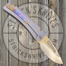 Medford - Slim Midi Marauder - S35VN - Tumbled Finish - Faced/Flamed Handle and Clip - MK201MKT-2