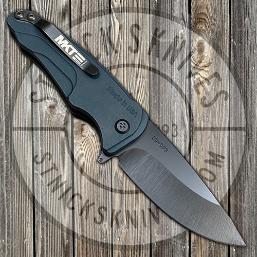 Medford - Smooth Criminal - S35VN - PVD Finish - Drop Point- Blue Anodized Handles - MK039MKT - 0