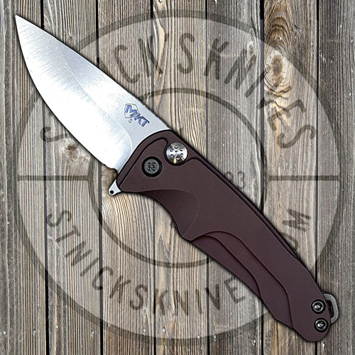 Medford - Smooth Criminal - S35VN - Tumbled Finish - Drop Point- Red Anodized Handles - MK039MKT