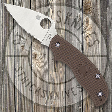 Spyderco Urban Slipit - Sprint Run - Coyote Brown FRN - AEB-L - Plain Edge - C127PBN