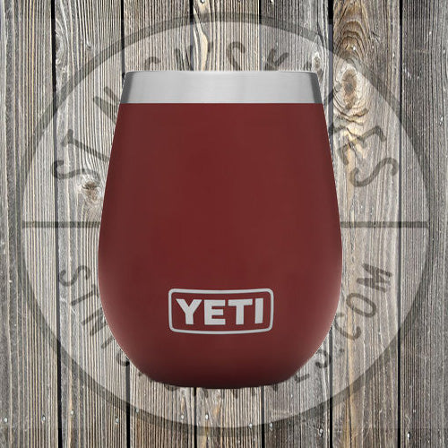YETI - 10oz - Wine Rambler - 888830031865 - Brick Red - YTUM10BR