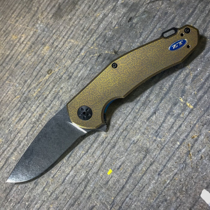 Zero Tolerance - 0220 - St. Nick's Custom Anodization - "Interwoven"