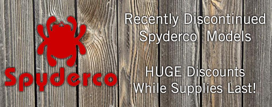 2023 Discontinued Spyderco Knives on Sale While Supplies Last - St. Nick's Knives