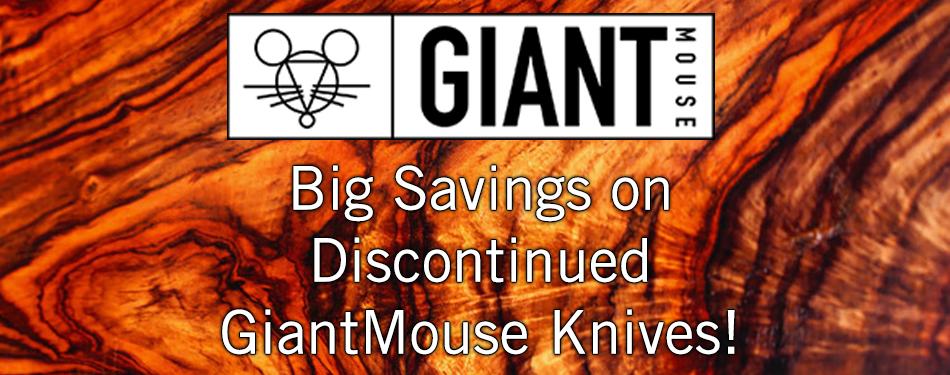 Discontinued GiantMouse Knives on Sale While Supplies Last - St. Nick's Knives