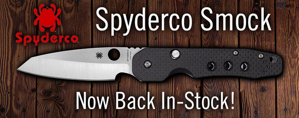 Spyderco Smock is Now Back in Stock - St. Nick's Knives