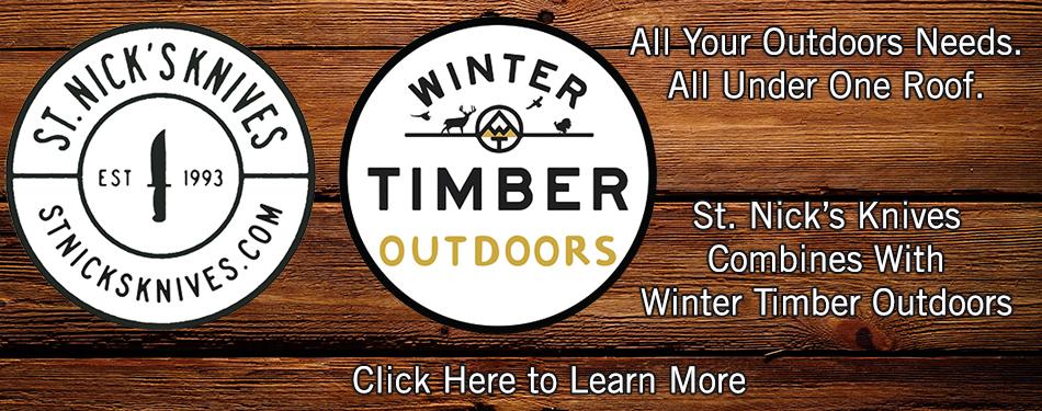 St. Nick's Knives and Winter Timber Outdoors Combine to Form a One Stop Shop for All Things Outdoors